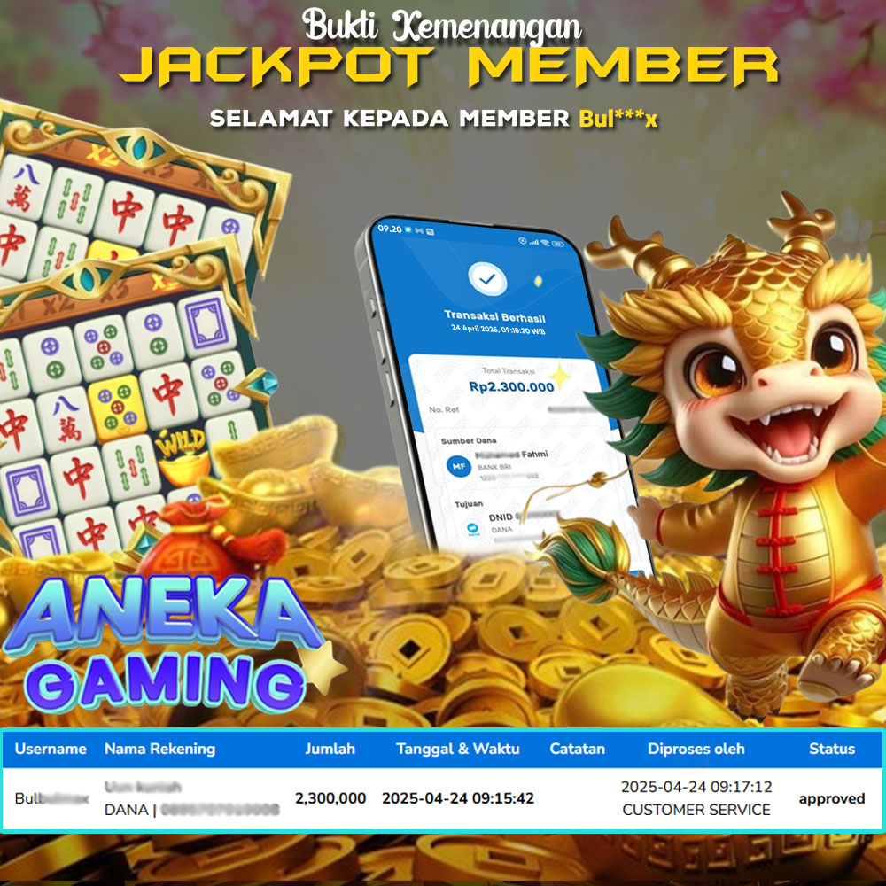 JACKPOT MAIN SLOT MAHJONG 24 APRIL 2025