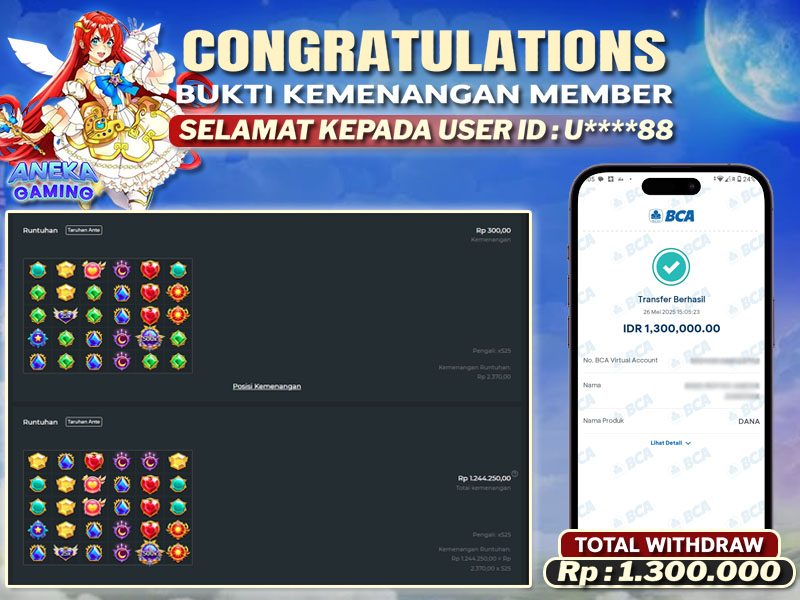 JACKPOT MAIN SLOT STARLIGHT PRINCES 1000