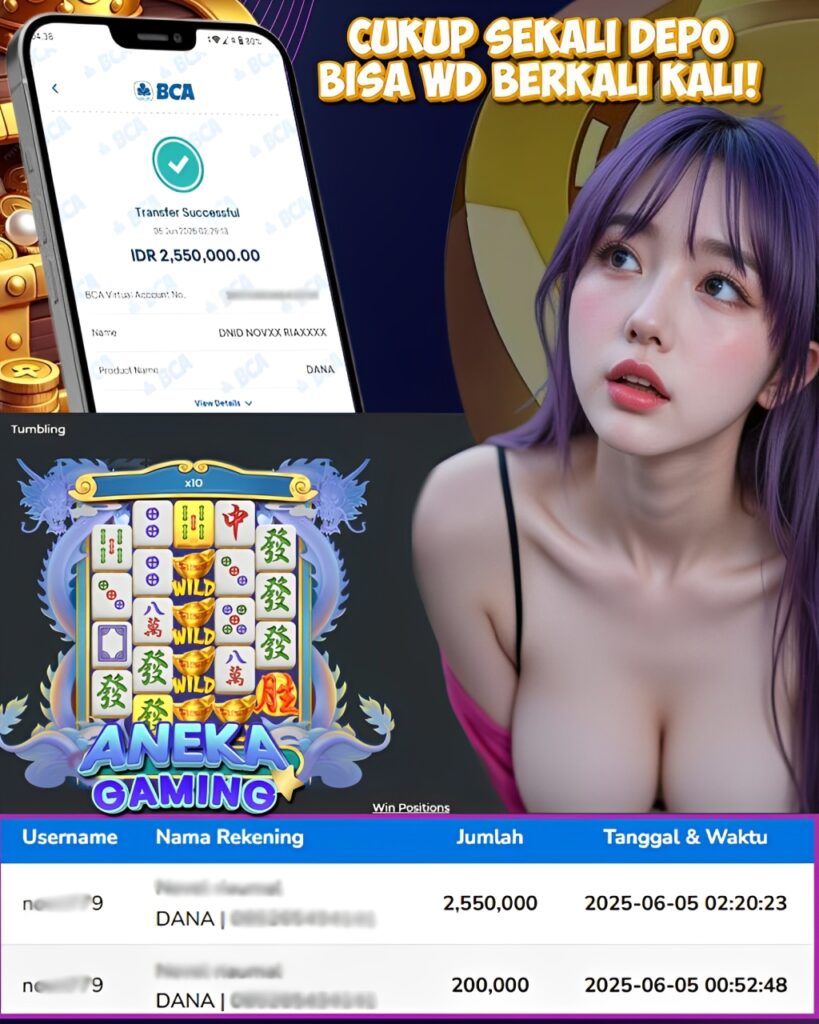 JACKPOT MAIN SLOT MAHJONG WAYS 3 I 05 JUNI 2025